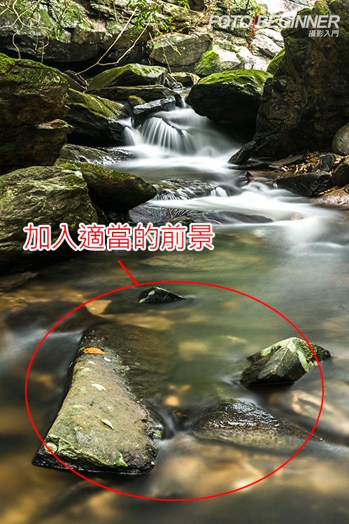 為相片加入適當的前景